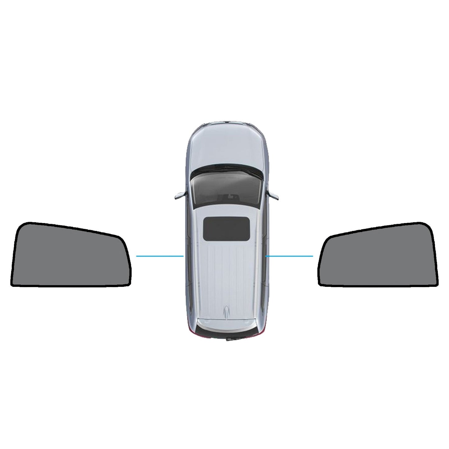 Window Sun Shades Magnetic Mesh Accessories Suitable For Mercedes-Benz GLA 2020-On-2