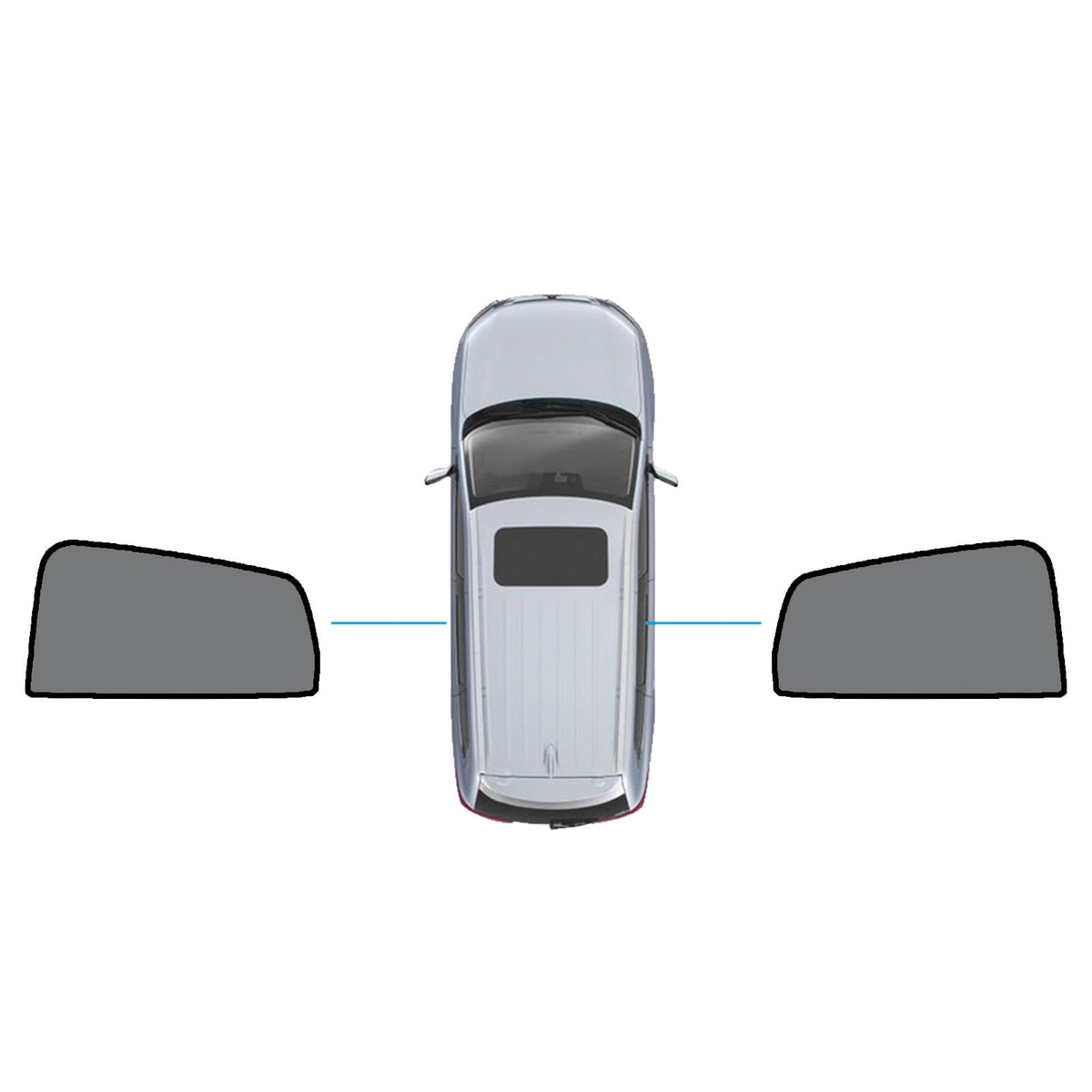 Window Sun Shades Magnetic Mesh Accessories Suitable For Mercedes-Benz GLA 2020-On-2