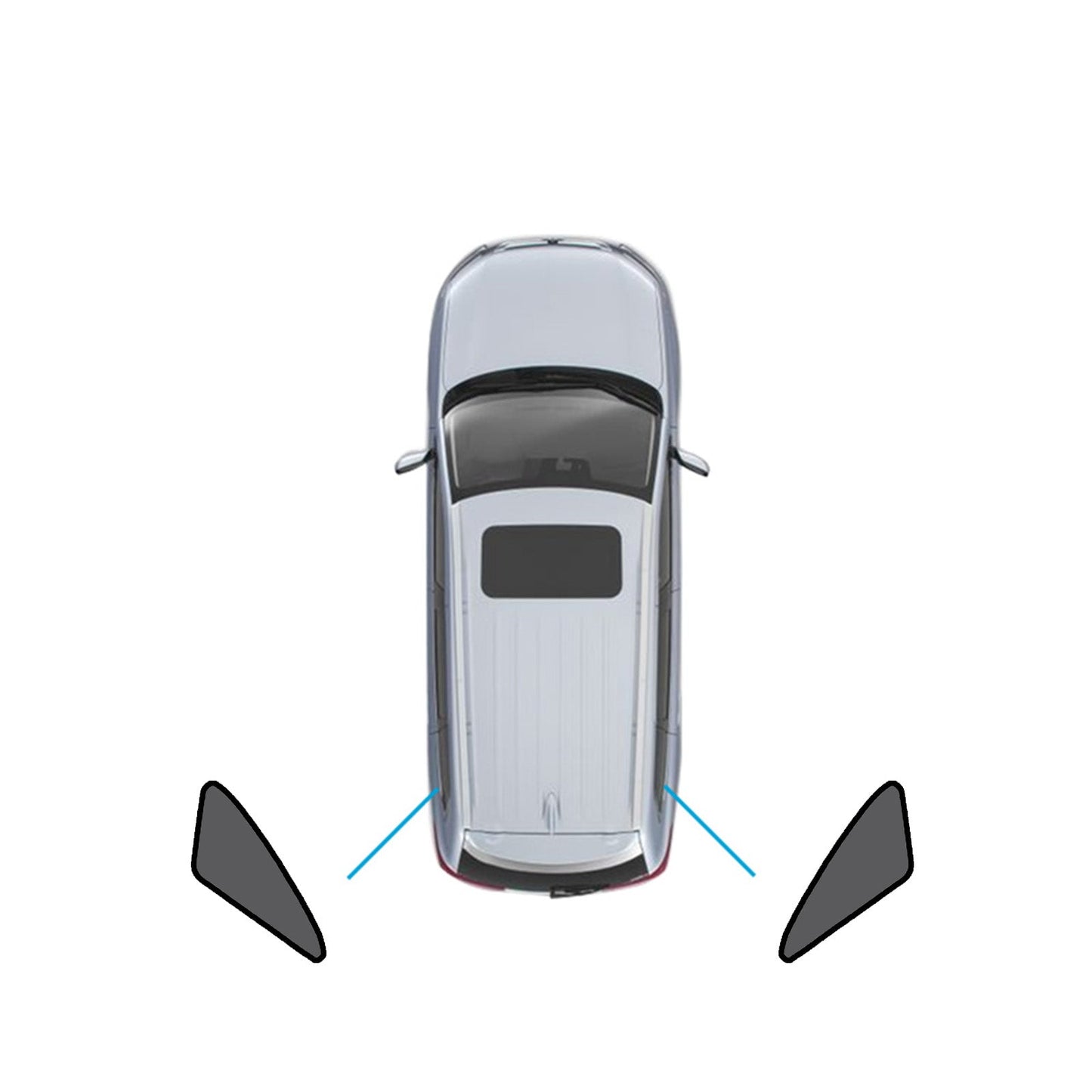 Magnetic Mesh Sun Blind Shades Suitable for Audi Q3 2011-2018 on Front/Rear-3