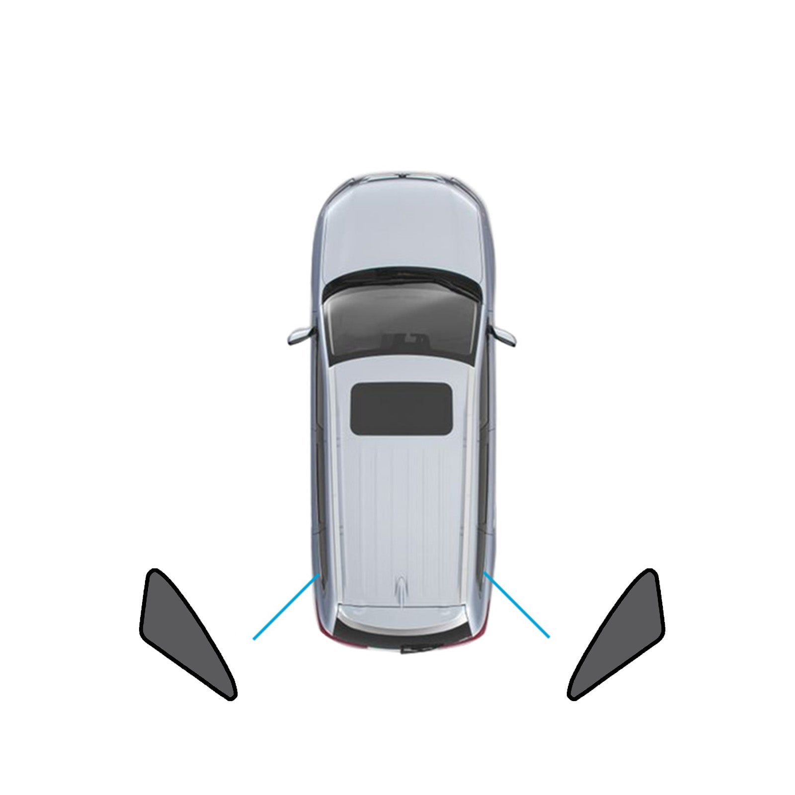 Magnetic Mesh Sun Blind Shades Suitable for Audi Q3 2011-2018 on Front/Rear-3