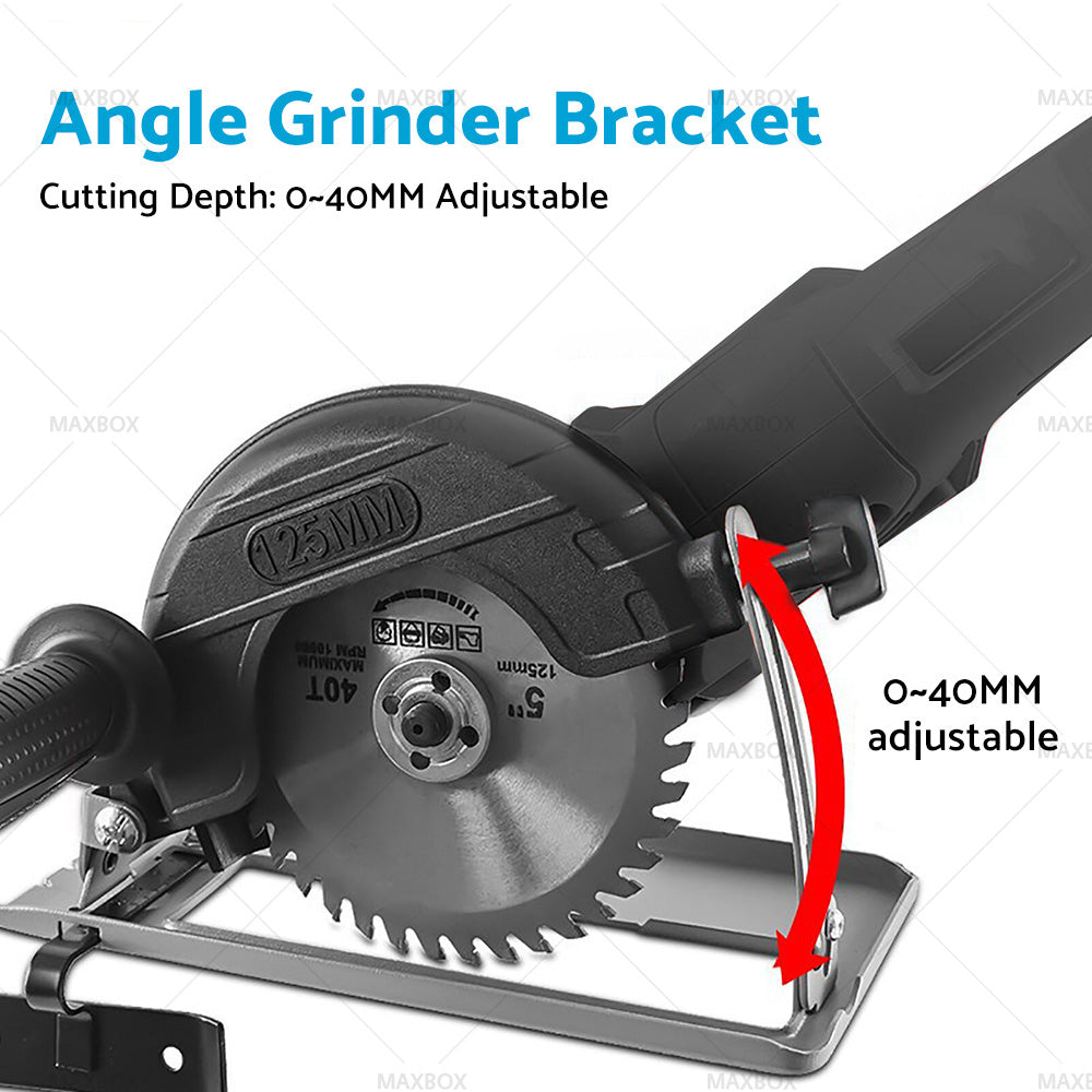 Iron Angle Grinder Stand Bracket Angle Cutting for 100-125mm Angle Grinder-2