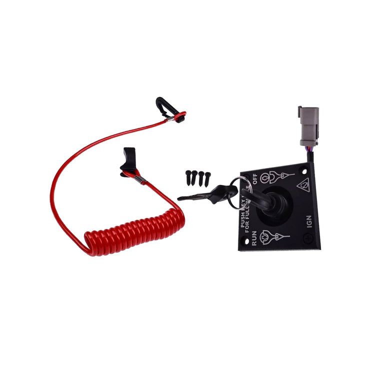 Ignition Key Switch Panel Suitable For Evinrude Johnson BRP OMC 176408 0176408-0