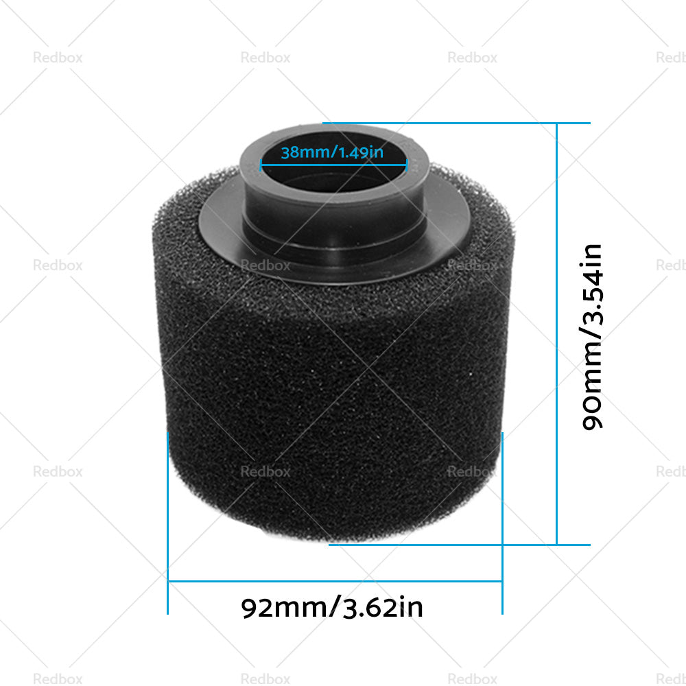 38mm Foam Pod Air Filter Cleaner 125cc 140cc PIT PRO Quad Dirt Bike ATV Buggy-4