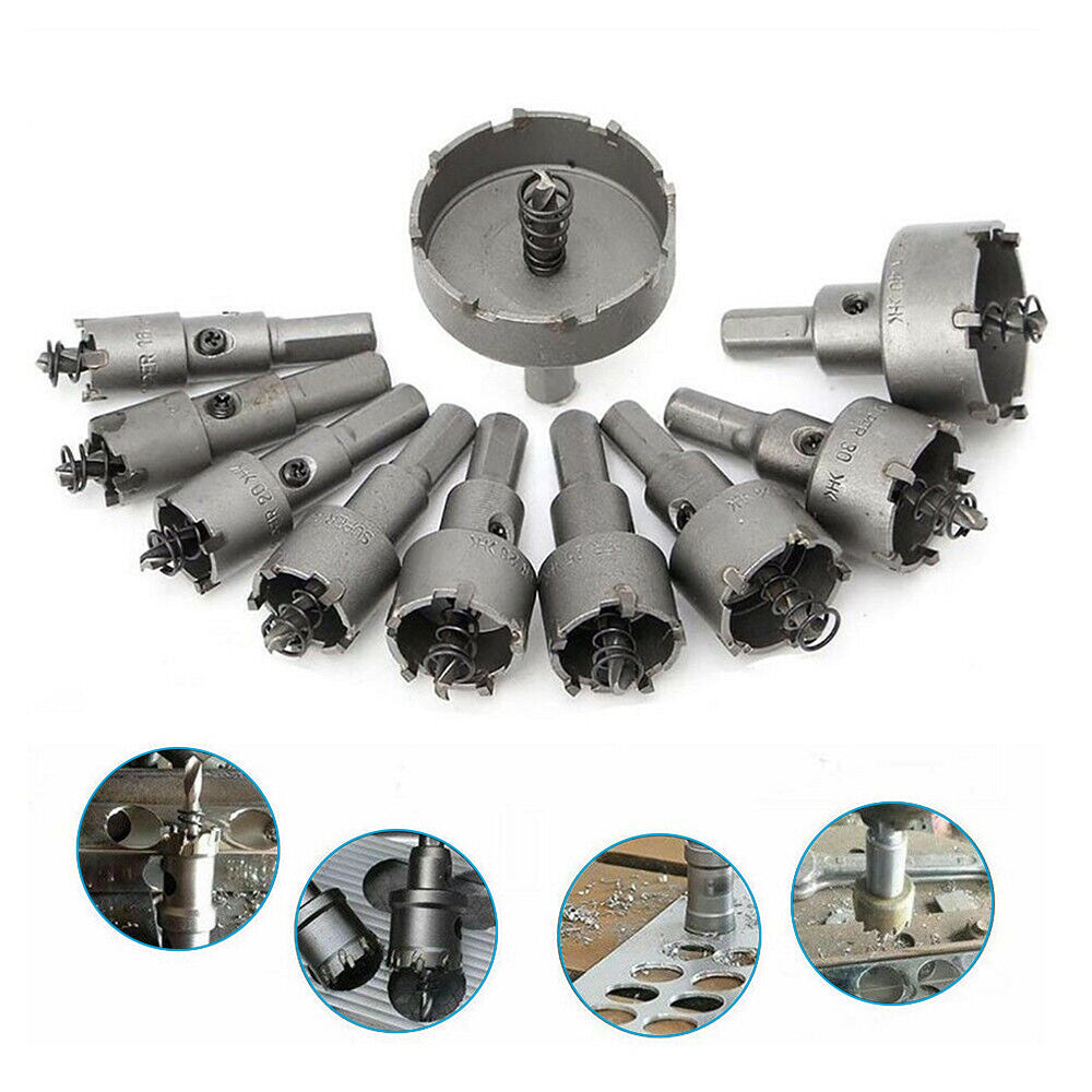 TCT Carbide Tip Hole Saw Drill Bit Suitable For Stainless Steel Cutting 16-53mm-3