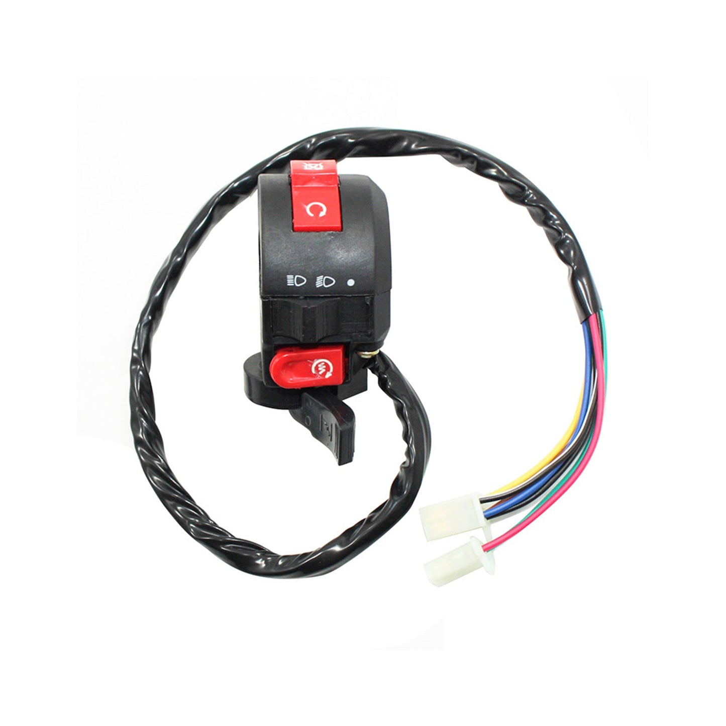 7 Wire Kill Start Light Switch Button Housing 110cc 125cc PIT Quad Dirt Bike ATV-0