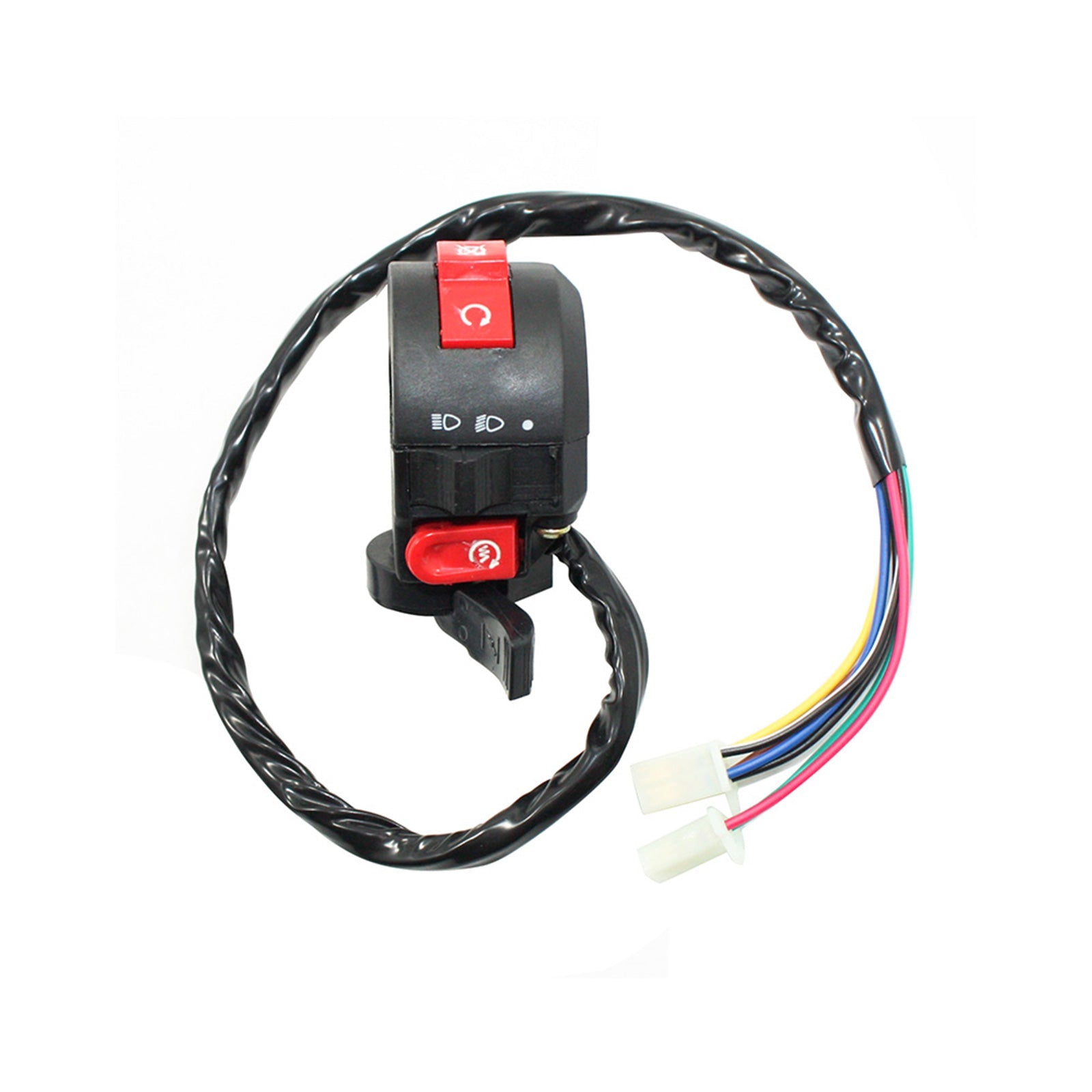 7 Wire Kill Start Light Switch Button Housing 110cc 125cc PIT Quad Dirt Bike ATV-0
