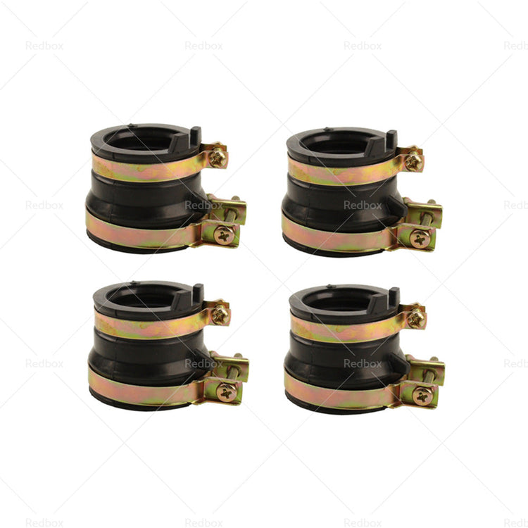4x Carburetor Intake Manifold Boots For Honda CBR250 MC22 MC19 CB400 NC31-2