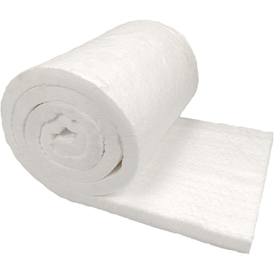 Ceramic Fiber Blanket High-Temperature Thermal Fireproof Insulation Mat 0.61m x 1m-0