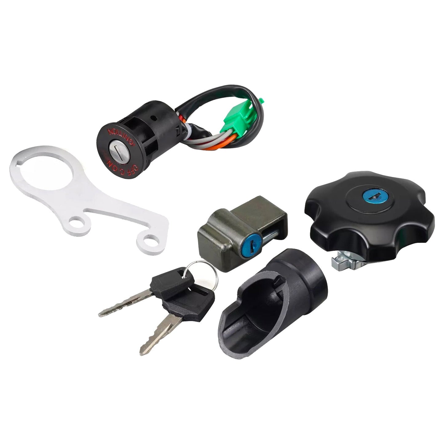 Ignition Key Switch & Fuel Lock Set Suitable For Suzuki DR-Z400 / DR-Z400SM / DR-Z400S-0