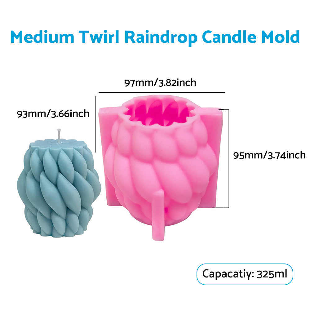 2PCS Silicone Resin Candle Mould Suitable for DIY Craft-3