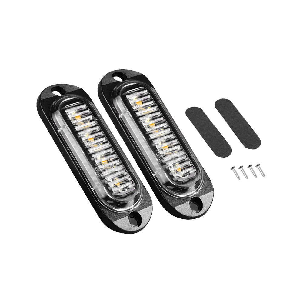 White 4LED Clearance Side Marker Light Suitable For Truck, Trailer & Caravan-0