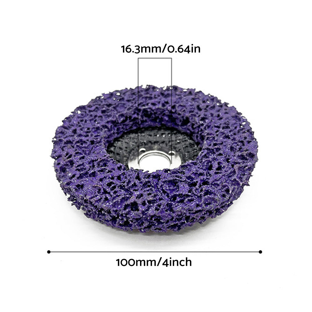 10x 4'' Poly Strip Disc Paint Stripping Wheel Abrasive Discs Suitable for Grinder-3