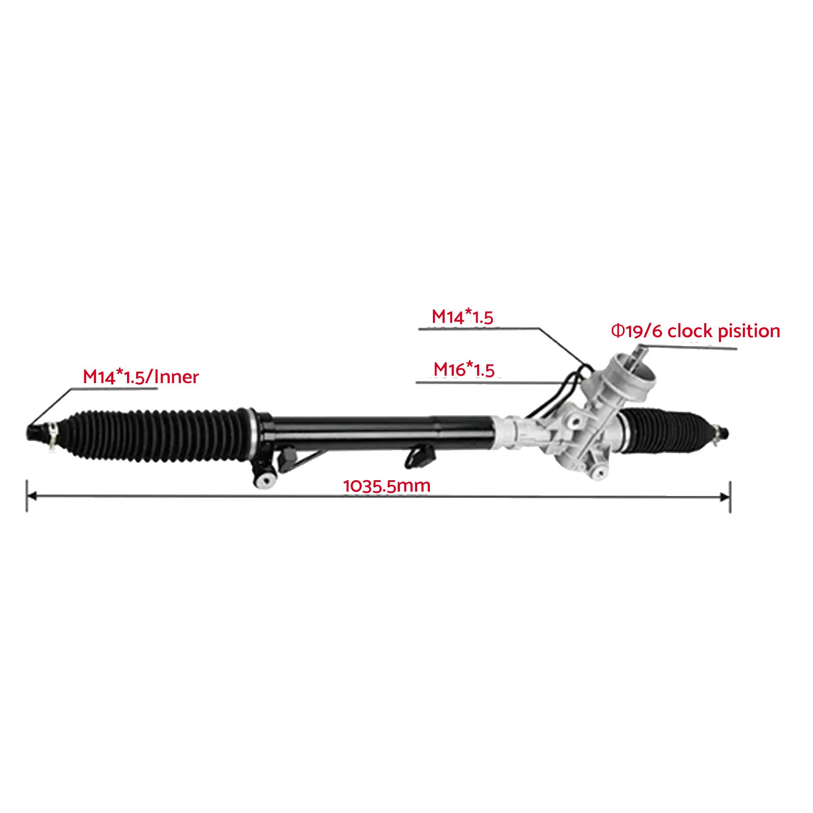 Power Steering Rack Suitable for Ford Territory 2004-16 SZ SX SY RWD AWD 4.0 2.7-4