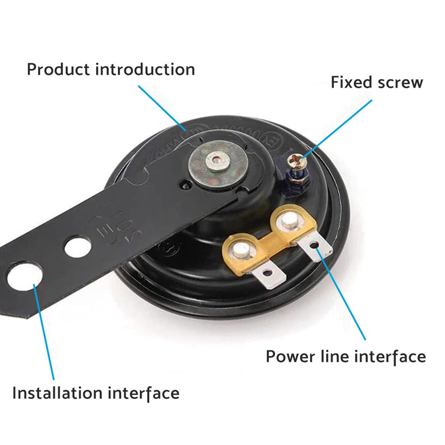 6V Universal Motorcycle Horn Suitable For Suzuki Gokart Buggy Scooter Yamaha-1