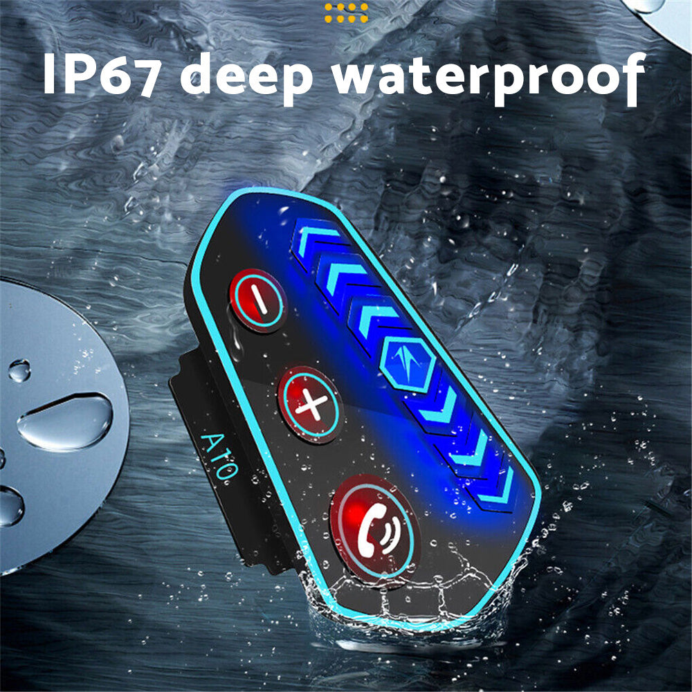 Bluetooth-5. 0 Wireless Motorcycle Helmet Headset Intercom Motorbike Headphone-4