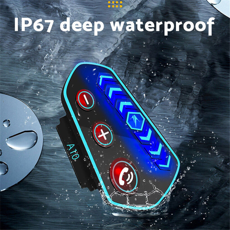 Bluetooth-5. 0 Wireless Motorcycle Helmet Headset Intercom Motorbike Headphone-4