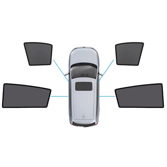 Magnetic Sun Shades Front Windows Suitable For Nissan Tiida C11 Hatch 2004-2010-0