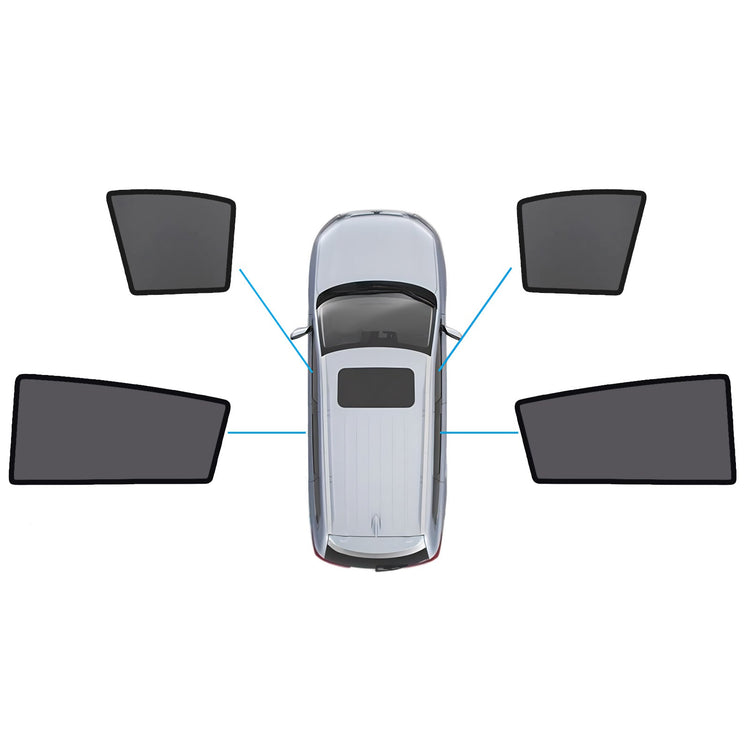 Magnetic Sun Shades Front Windows Suitable For Nissan Tiida C11 Hatch 2004-2010-0