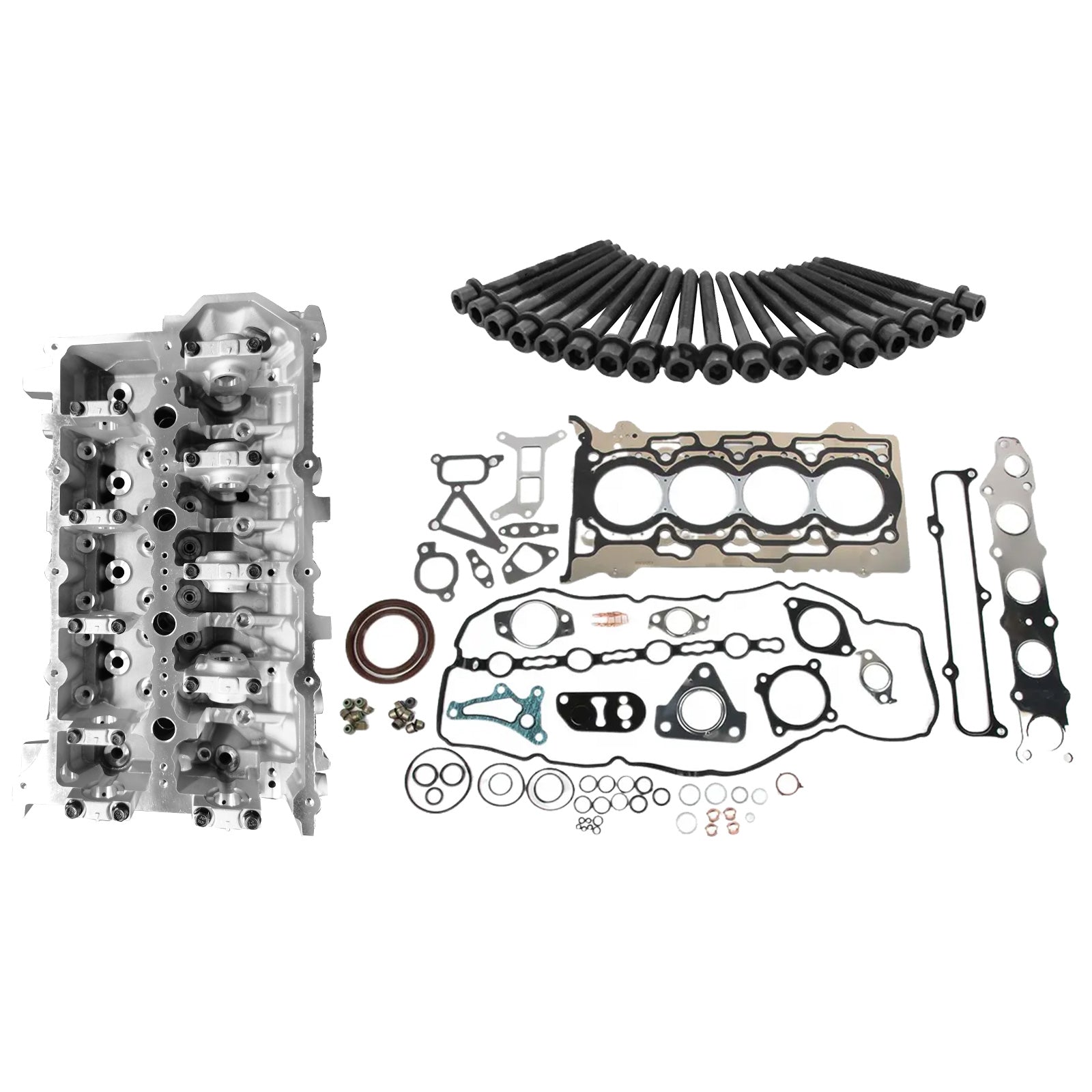 Complete Cylinder Head Kit With Gaskets & Bolts Suitable For Mitsubishi Triton 4N15-1