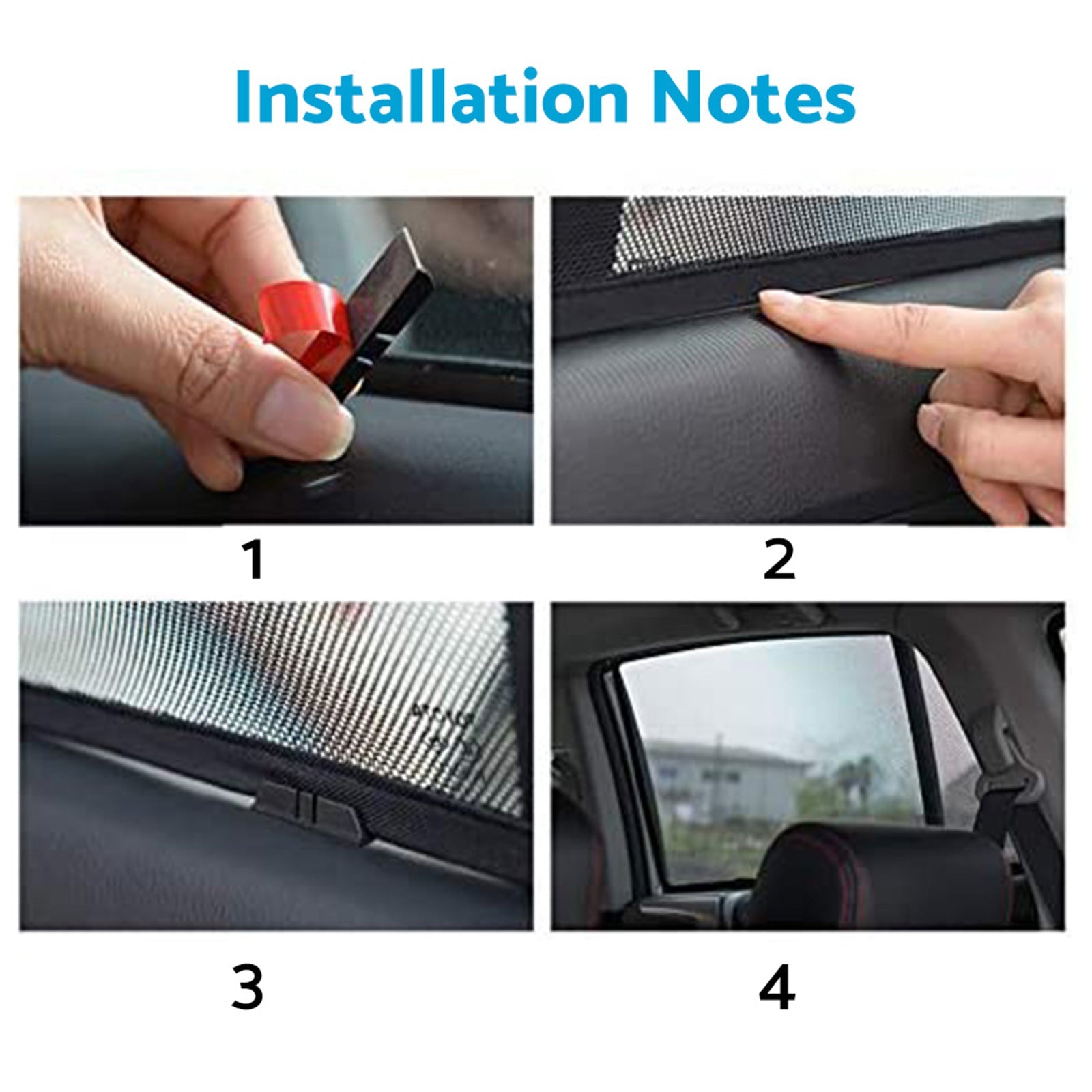 2x Car Rear Window Shade Suitable for Mazda CX5 1st Gen KE 12-17 UVA Protection-4