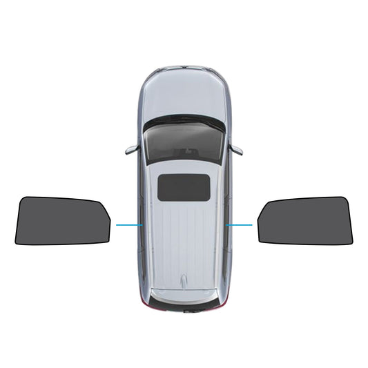 2x Rear Window Magnetic Mesh Sunshades Suitable for Kia Sportage 2021-2024-0