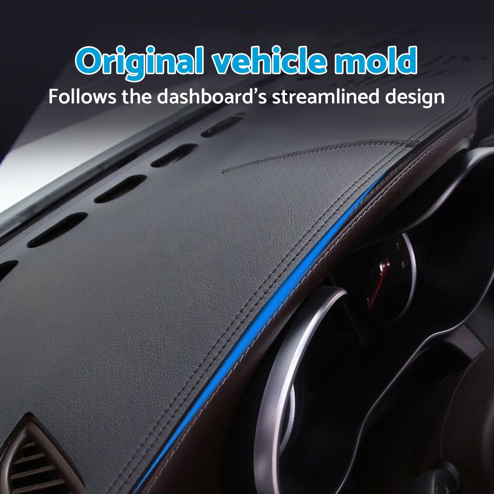 Dashboard Protector Microfiber Leather Suitable For Hyundai Tucson N Line 2021-On-3