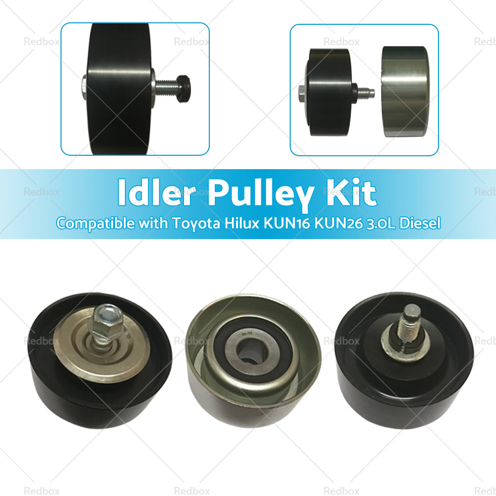 Suitable for Toyota Hilux KUN16 KUN26 3. 0L Diesel 1KD-FTV 05-15 Idler Pulley Kit-2