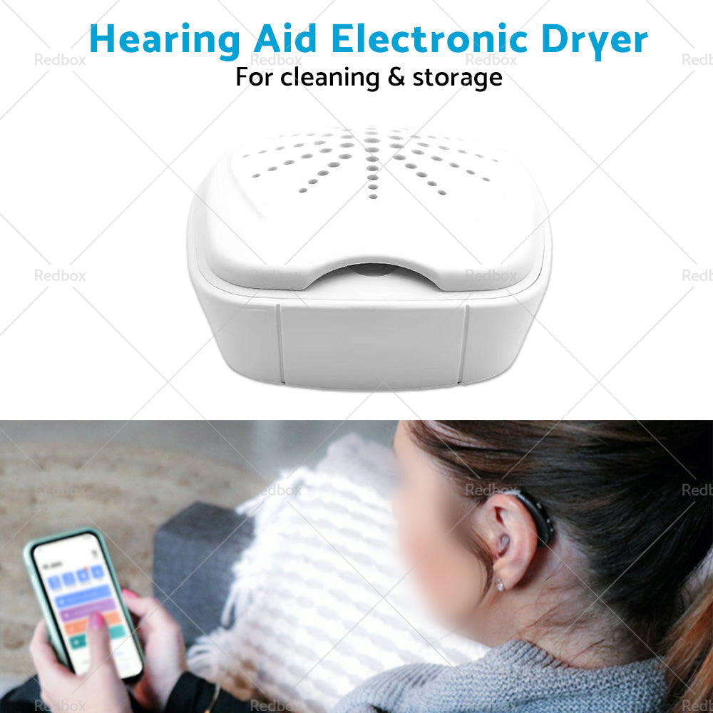 D-Dry+ Electronic Hearing Aid Dryer – For Cleaning, Drying & Storing Hearing Aids-3