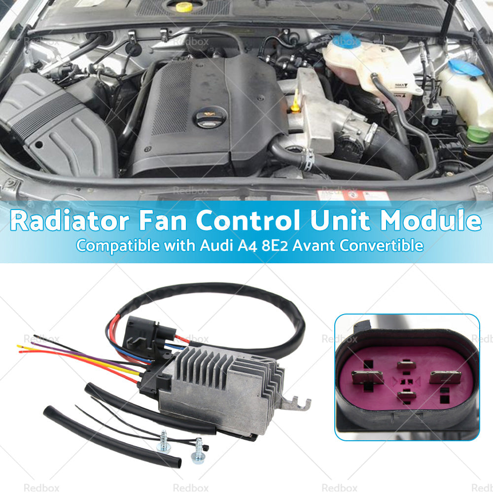 Radiator Fan Control Unit Module Suitable for Audi A4 8E2 Avant Convertible-2