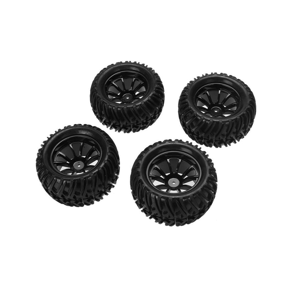 4x Wheel Rim & Tires Suitable For HSP 1:10 Monster Truck RC Car 12mm Hub-3