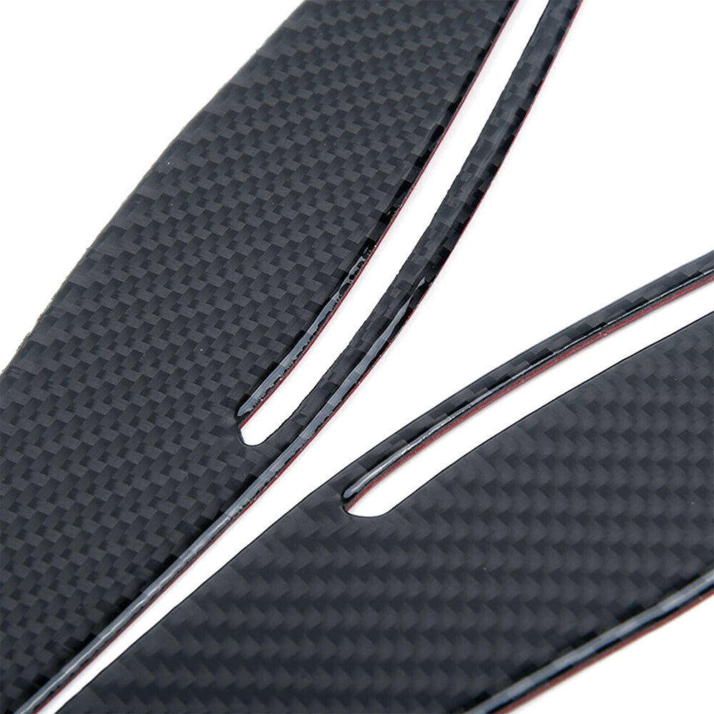 Carbon Fiber Headlight Eyebrow/Eyelids Cover Trim Suitable For BMW E90/E91 328i & 335i-2