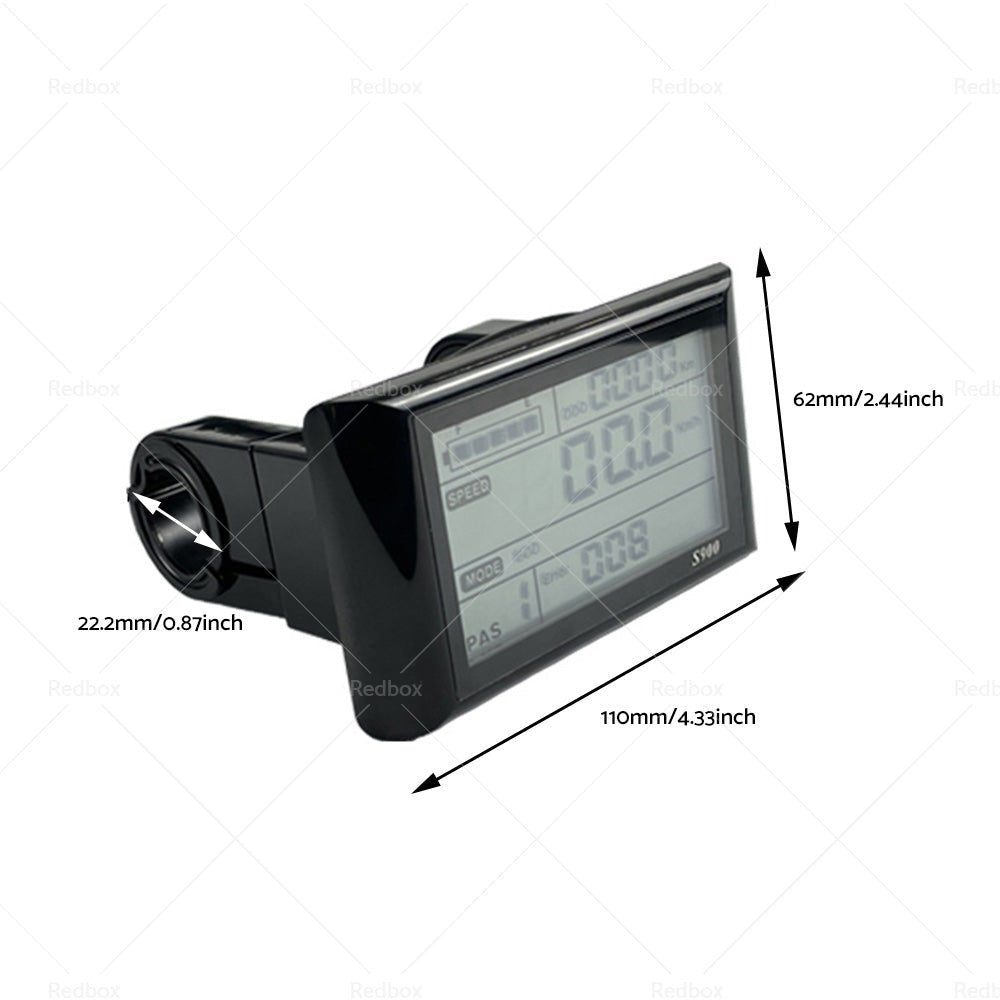 Ebike S900 LCD Displays Control Electric Bicycle Speed Meter Speedometer - Frazy's Auto Parts