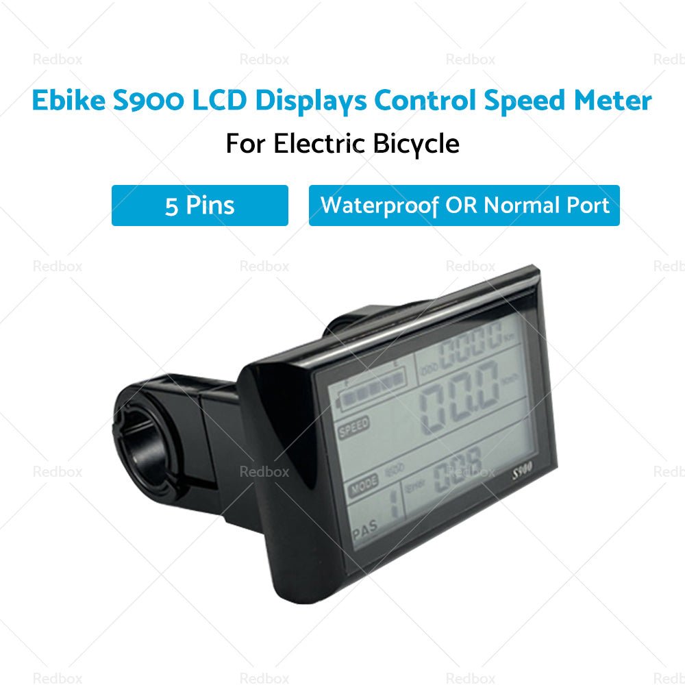 Ebike S900 LCD Displays Control Electric Bicycle Speed Meter Speedometer - Frazy's Auto Parts