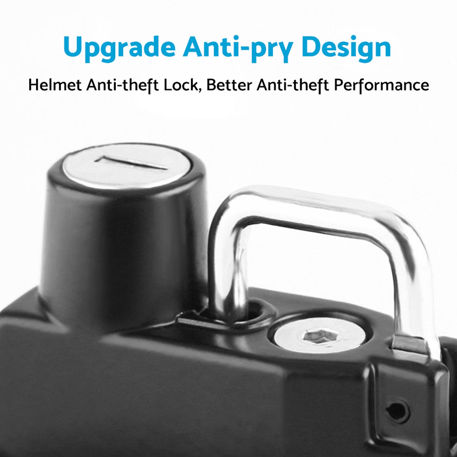 Motorcycle Helmet Lock 22mm 25mm Handlebar Frame Tube Suitable For Harley-4