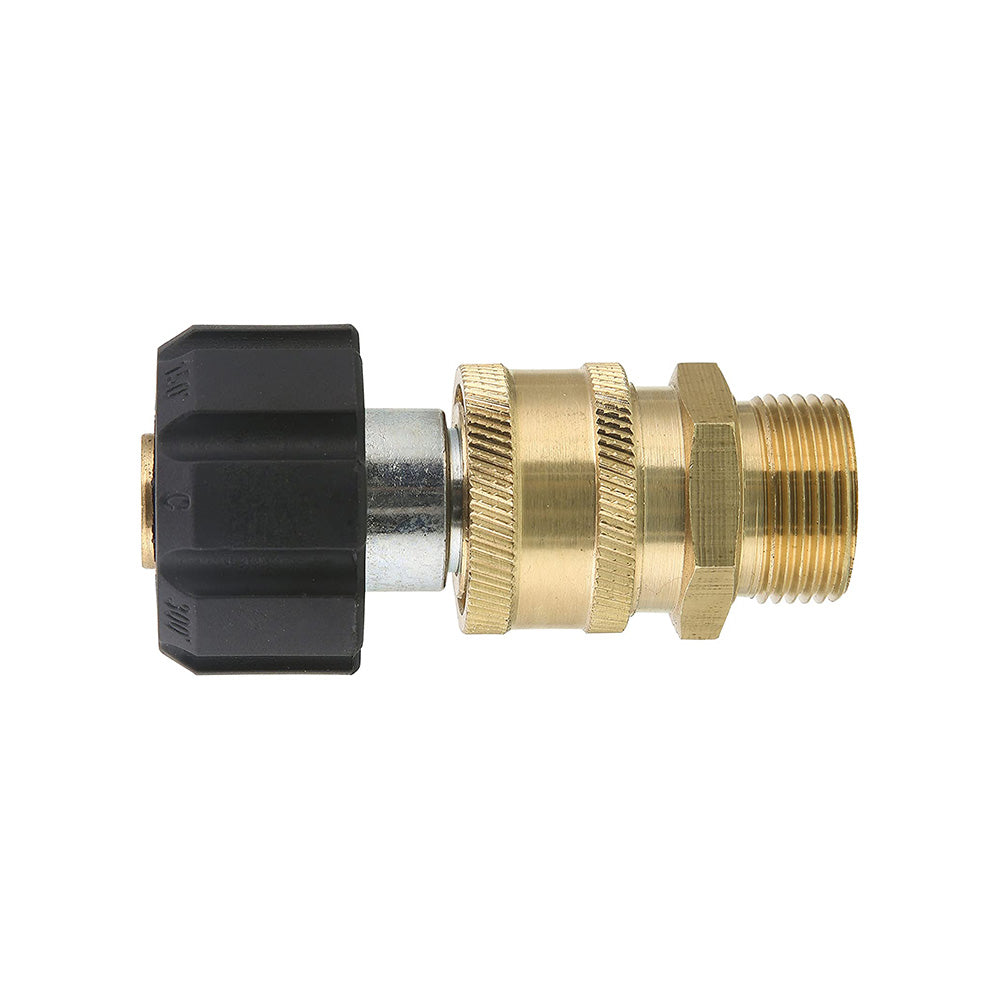 1 Pair Pressure Washer Quick Connect Couplers Suitable For 1″ or ¼″ – M22-14 Adapter Kit-4