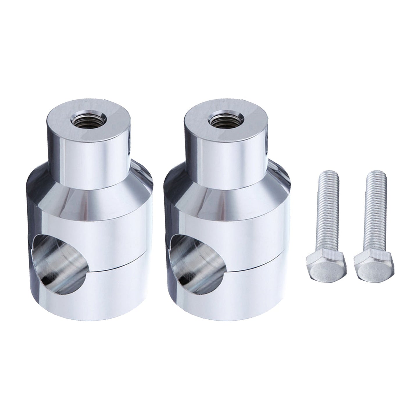1 Inch Motorcycle Handlebar Risers Mount Clamp 25mm Suitable For Harley Sportster-0