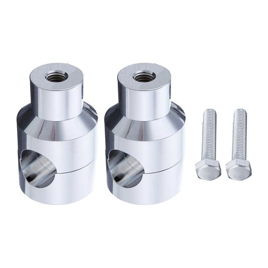 1 Inch Motorcycle Handlebar Risers Mount Clamp 25mm Suitable For Harley Sportster-0
