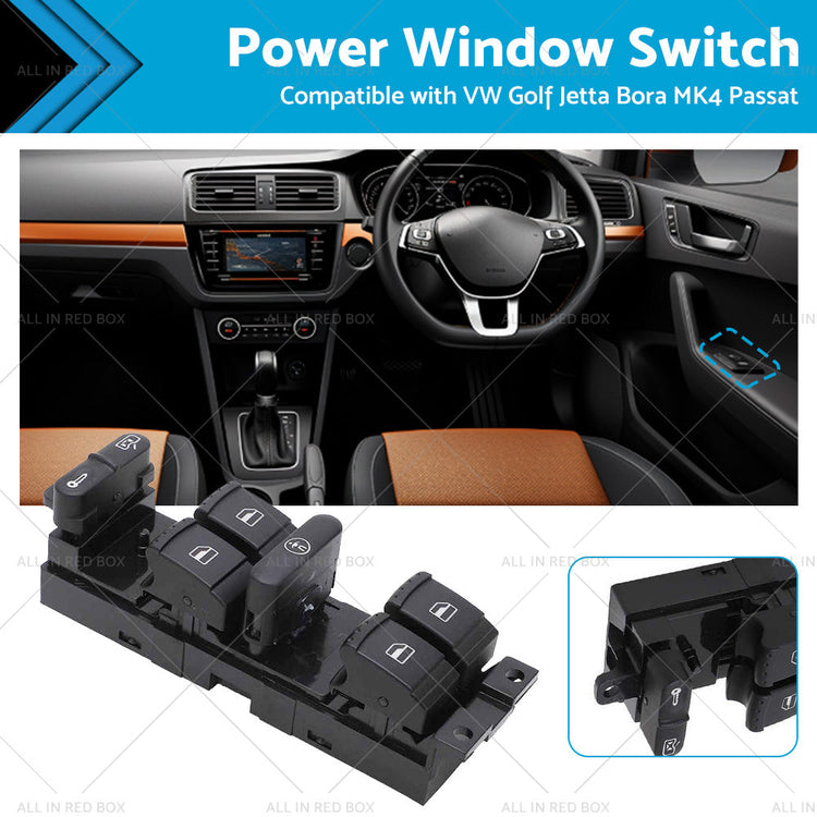 1J4959857C RH Power Window Switch Suitable For VW Golf Jetta Bora MK4 Passat-0