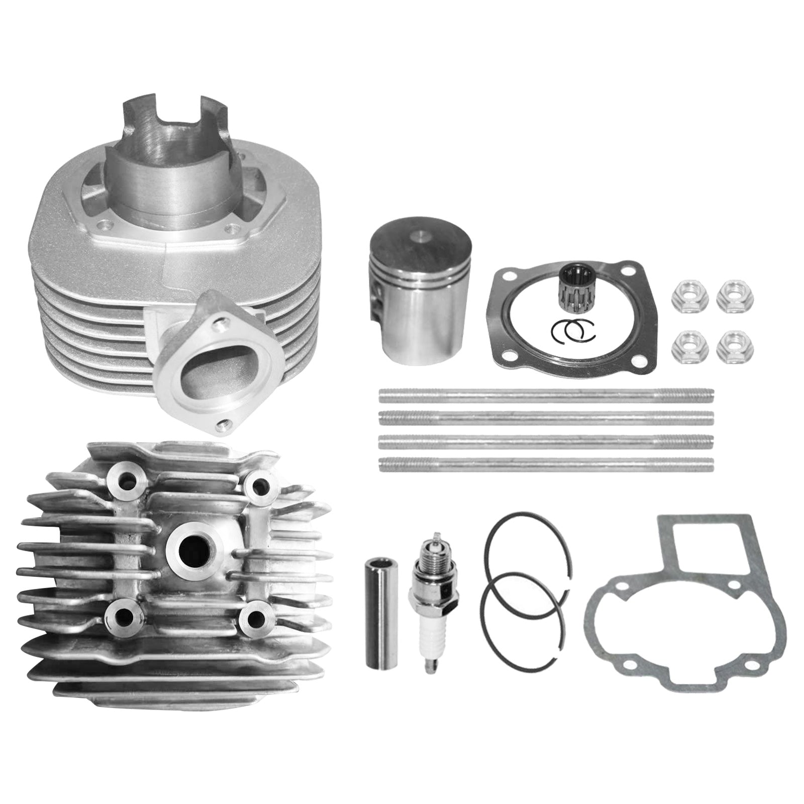 Cylinder Head Bore Piston Gasket Kit Suitable for 87-06 Suzuki Quadsport LT80-0