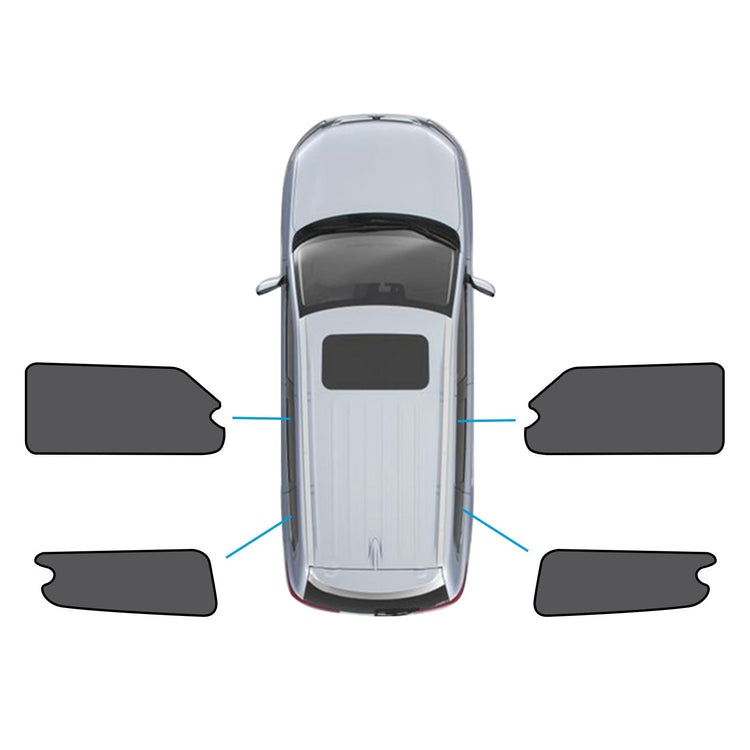 4x Car Window Shades Suitable for LDV G10 2014-Present Rear&Triangular-0