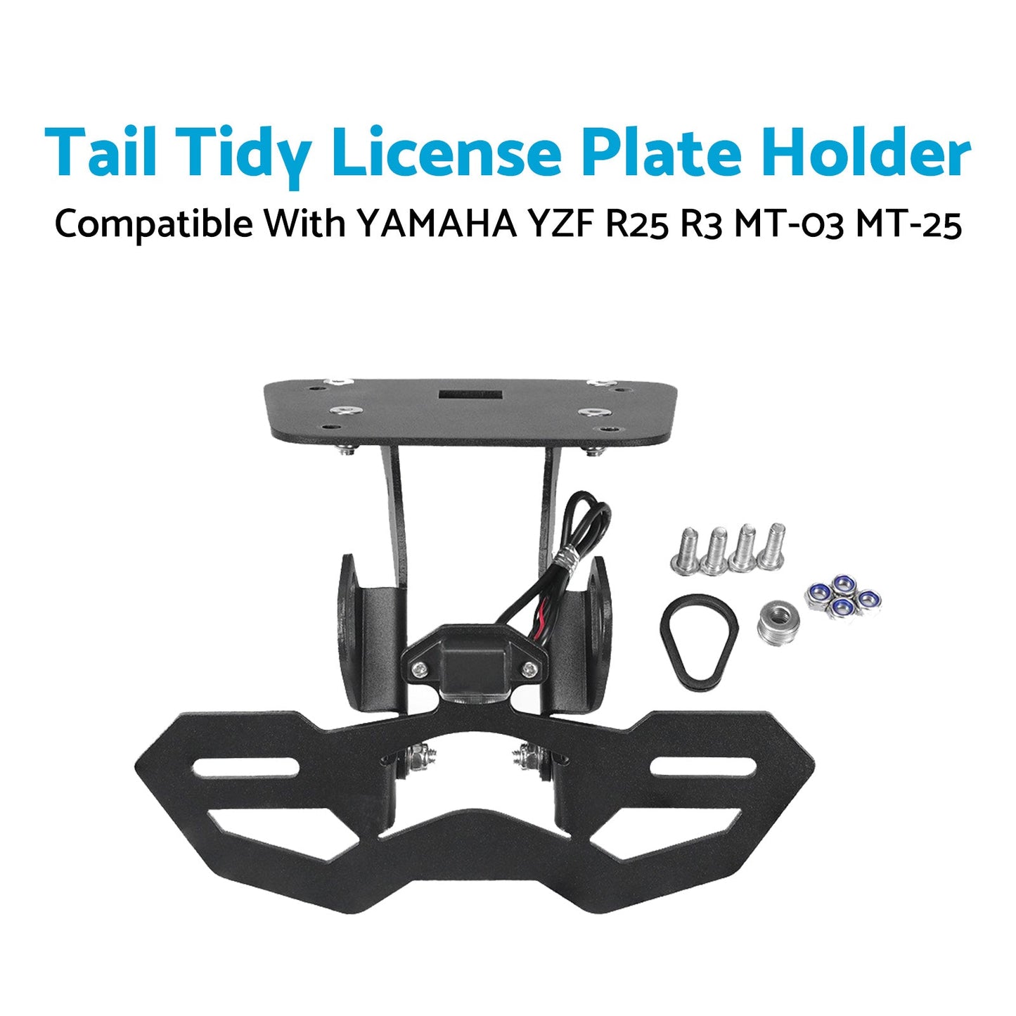 Tail Tidy License Plate Holder Suitable For YAMAHA YZF R25 R3 MT-03 25 2014-2020-1