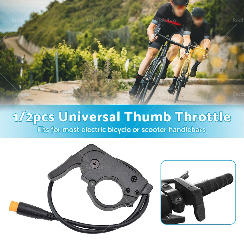 Electric Bicycle EBike Left Right Universal Thumb Throttle Speed Control - 24 - 72V - Frazy's Auto Parts