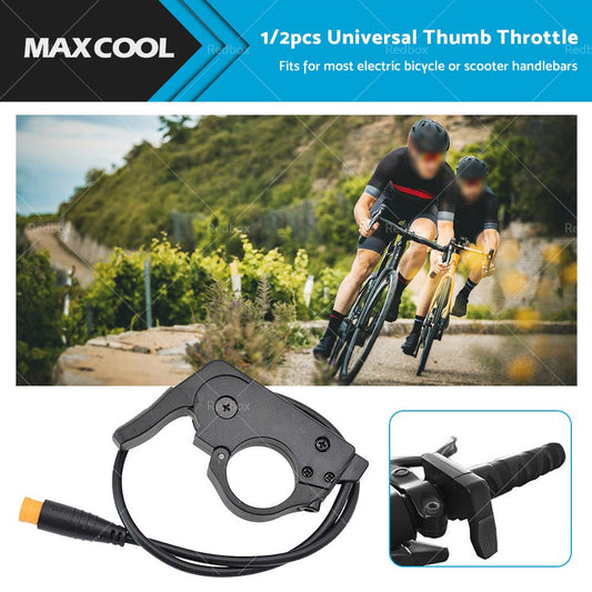 Electric Bicycle EBike Left Right Universal Thumb Throttle Speed Control - 24 - 72V - Frazy's Auto Parts