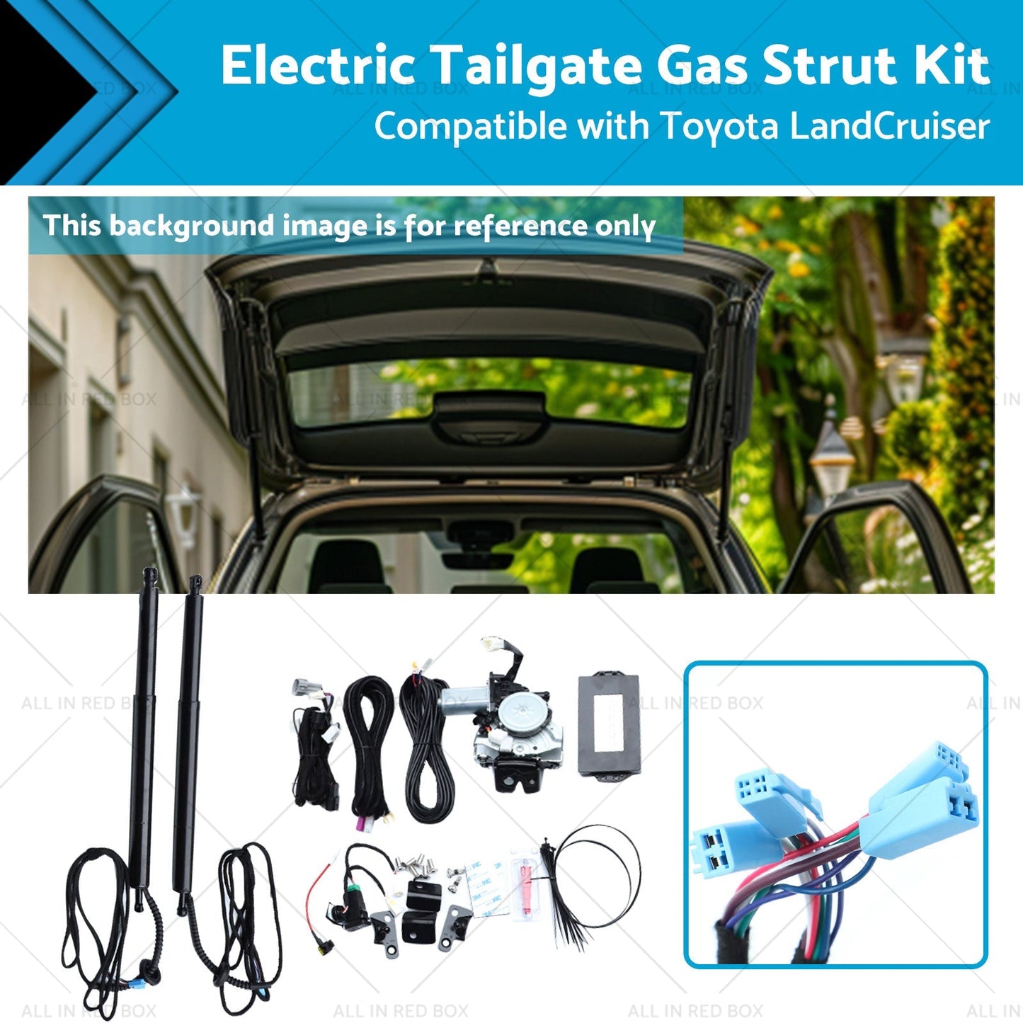 Electric Tailgate Hatch Gas Strut Kit Suitable For Toyota Land Cruiser 2012 - 2020 - Frazy's Auto Parts