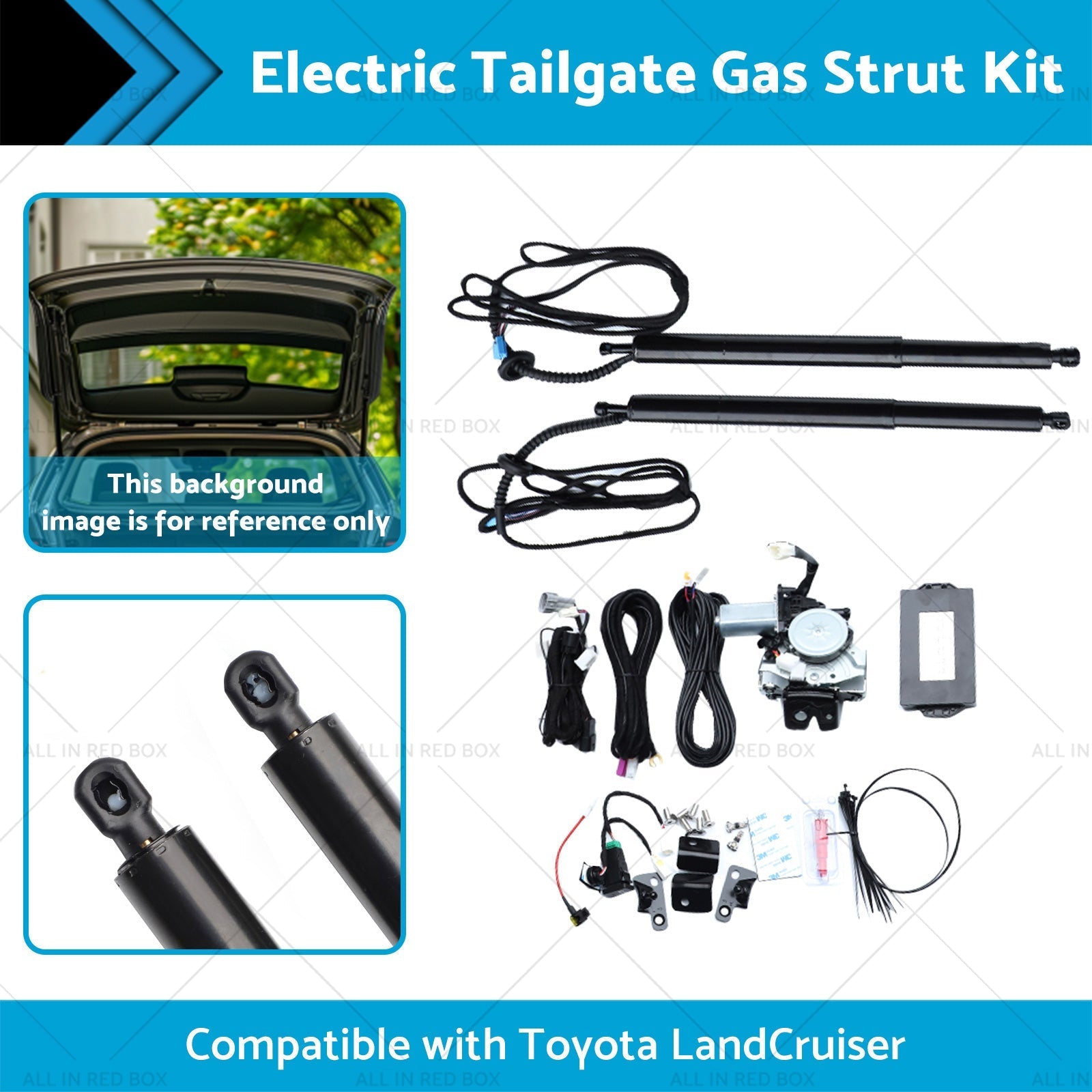 Electric Tailgate Hatch Gas Strut Kit Suitable For Toyota Land Cruiser 2012 - 2020 - Frazy's Auto Parts