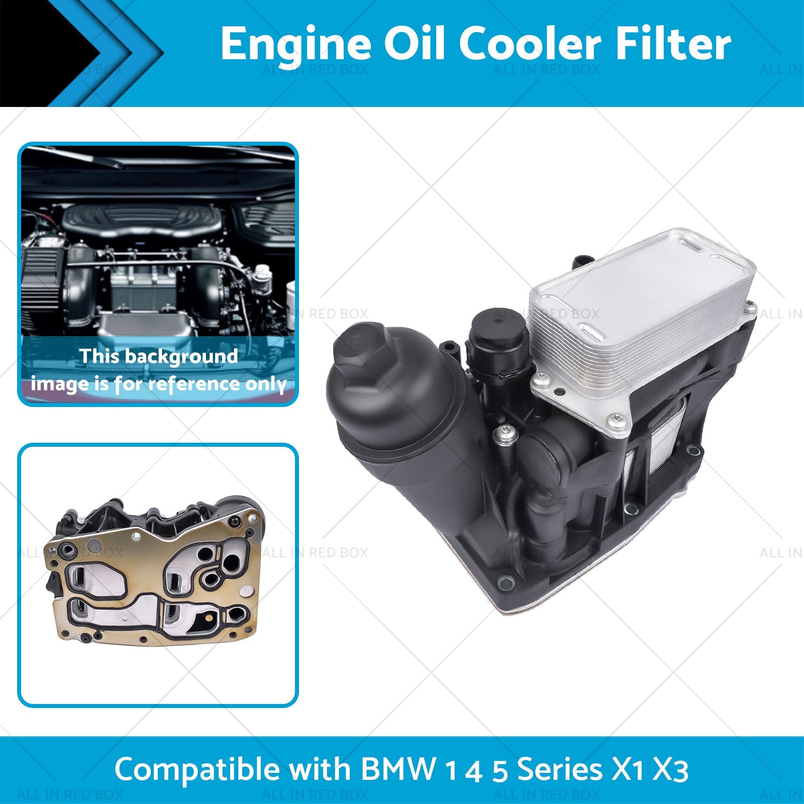 Engine Oil Filter Housing and Cooler 11428507697 SuitableFor BMW N47 N57 F25 10 - 19 - Frazy's Auto Parts