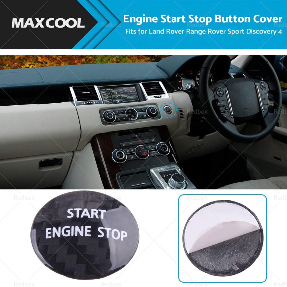 Engine Start Stop Button Cover Fits For Land Rover Range Rover Sport Discovery 4 - Frazy's Auto Parts