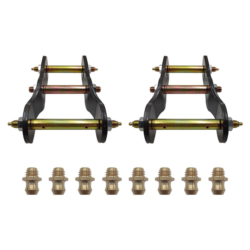 Extended Greasable Shackles 2 Inch 50mm Lift Kit Suitable For Mitsubishi Triton ML / MN 2005 - 2015 - Frazy's Auto Parts