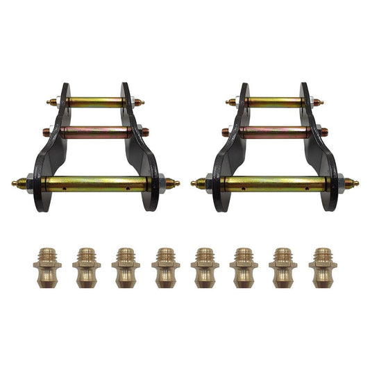 Extended Greasable Shackles 2 Inch 50mm Lift Kit Suitable For Mitsubishi Triton ML / MN 2005 - 2015 - Frazy's Auto Parts