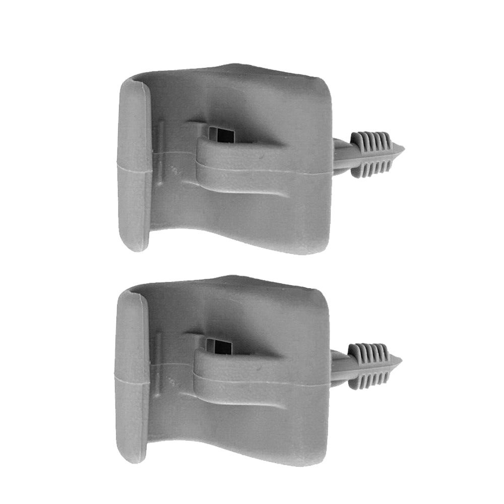 2x Sun Visor Clips Left & Right Side Suitable For Hyundai Getz 2002-2011 Grey 852351C300QS-0